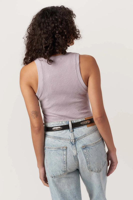 Suki Scoop Neck Tank by Project Social T | Violet Stone - Zen&Zip