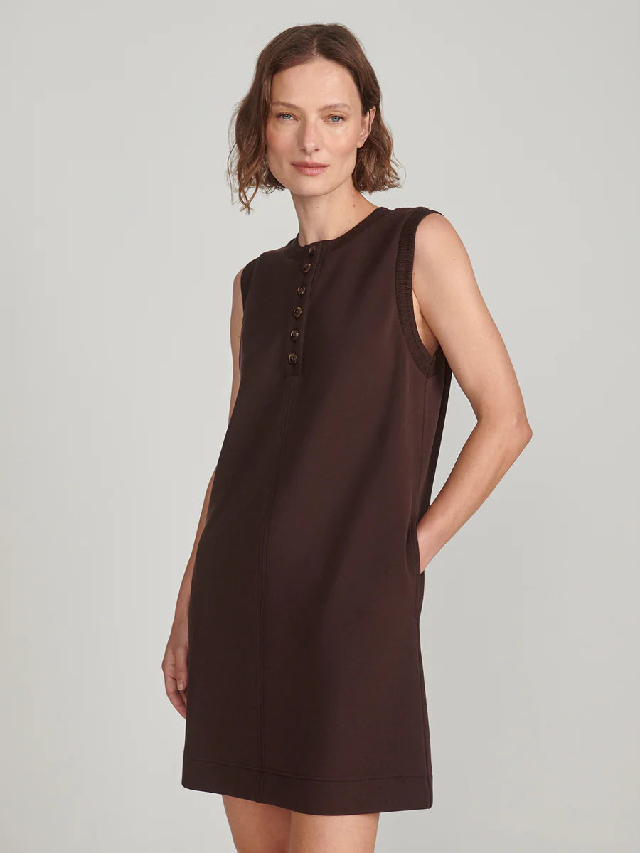 Elba Tank Mini Dress by Varley | Coffee Bean