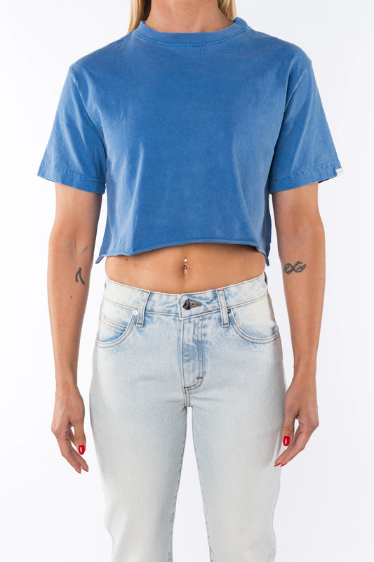 Beach Crop TShirt by Ariko LA | Blue Wave