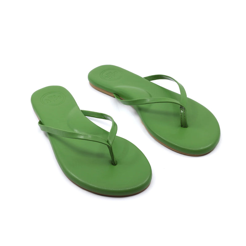 Indie Classic Thin Strap Sandal by Solei Sea | Green Grass