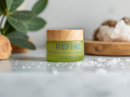 Refine Salt Scrub by Mission Bliss | Eucalyptus Himalayan Salt Scrub