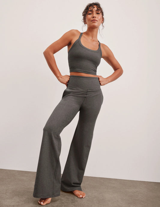 Spacedye Laid Back Wide Leg Pant by Beyond Yoga | True Gray Heather