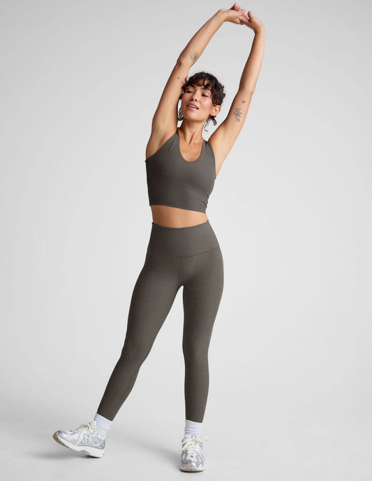 Spacedye Caught in the Midi HW Legging by Beyond Yoga | True Gray Heather - Zen&Zip