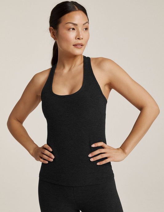 Spacedye Step Up Racerback Tank by Beyond Yoga | Darkest Night - Zen&Zip