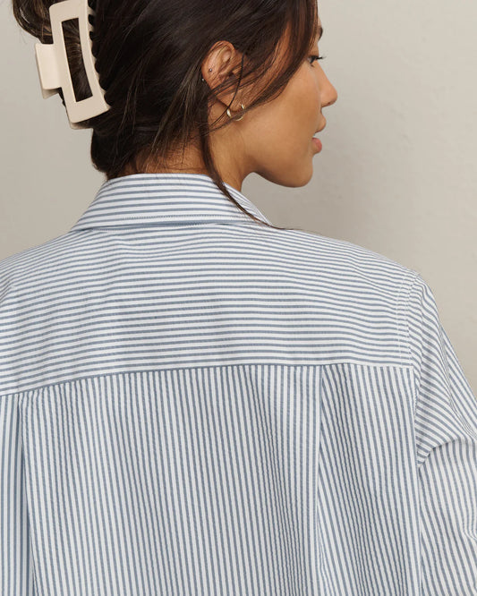 Saltair ButtonUp by Rhone | Washed Navy Stripe