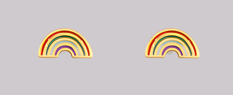 Rainbow Studs