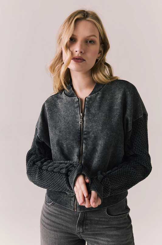 Fullerton Zip Up by Chaser | True Black