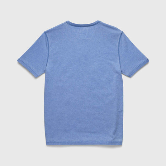 Sean Burnout Henley by SurfSideSupply | Wedgewood Blue - Zen&Zip
