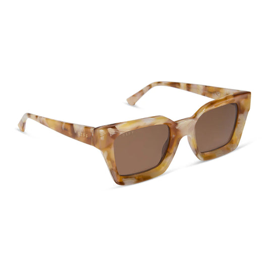 Greer Polarized by DIFF | Gilded Tortoise + Brown