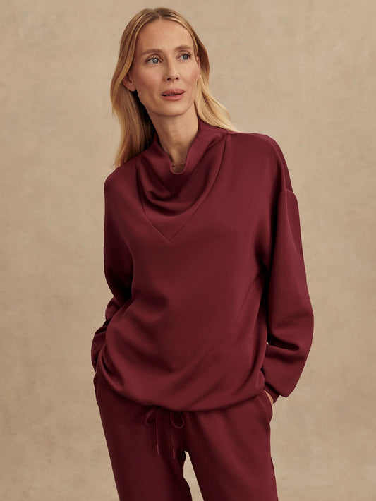 Betsy Sweat by Varley | New Maroon