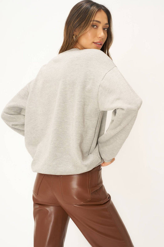 Achy Breaky Heart Sweatshirt by Project Social T | Heather Gray - Zen&Zip