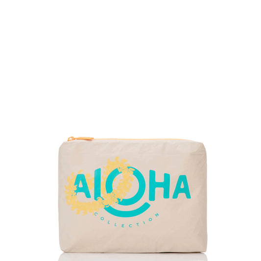 Puakenikeni ALOHA Small by Aloha Collection | Blue Lagoon/Sandstone