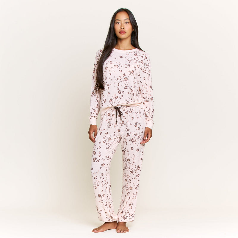 Star Seeker Long Set by Honeydew | Powdery Peach Leopard