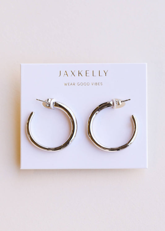 Everyday Silver Hoop by JaxKelly | Medium - Zen&Zip