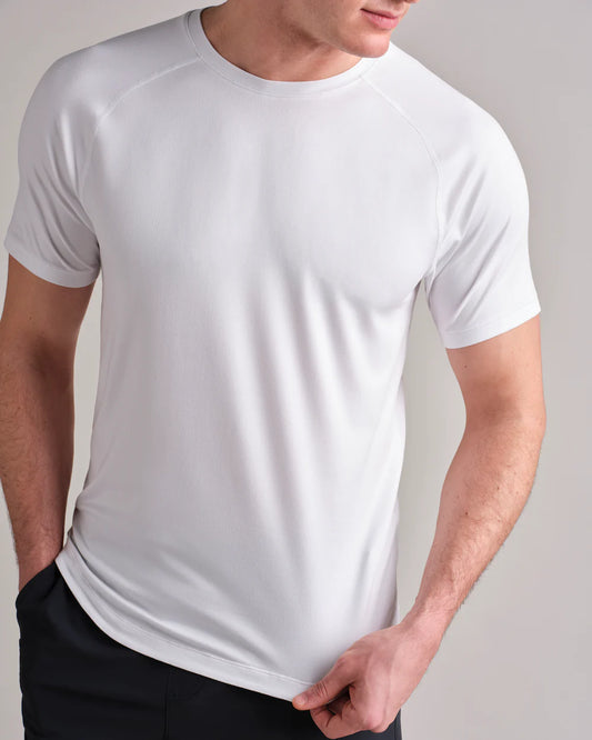 Atmosphere Tee by Rhone | Bright White