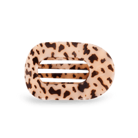 Blonde Tortoise Medium Flat Round Clip