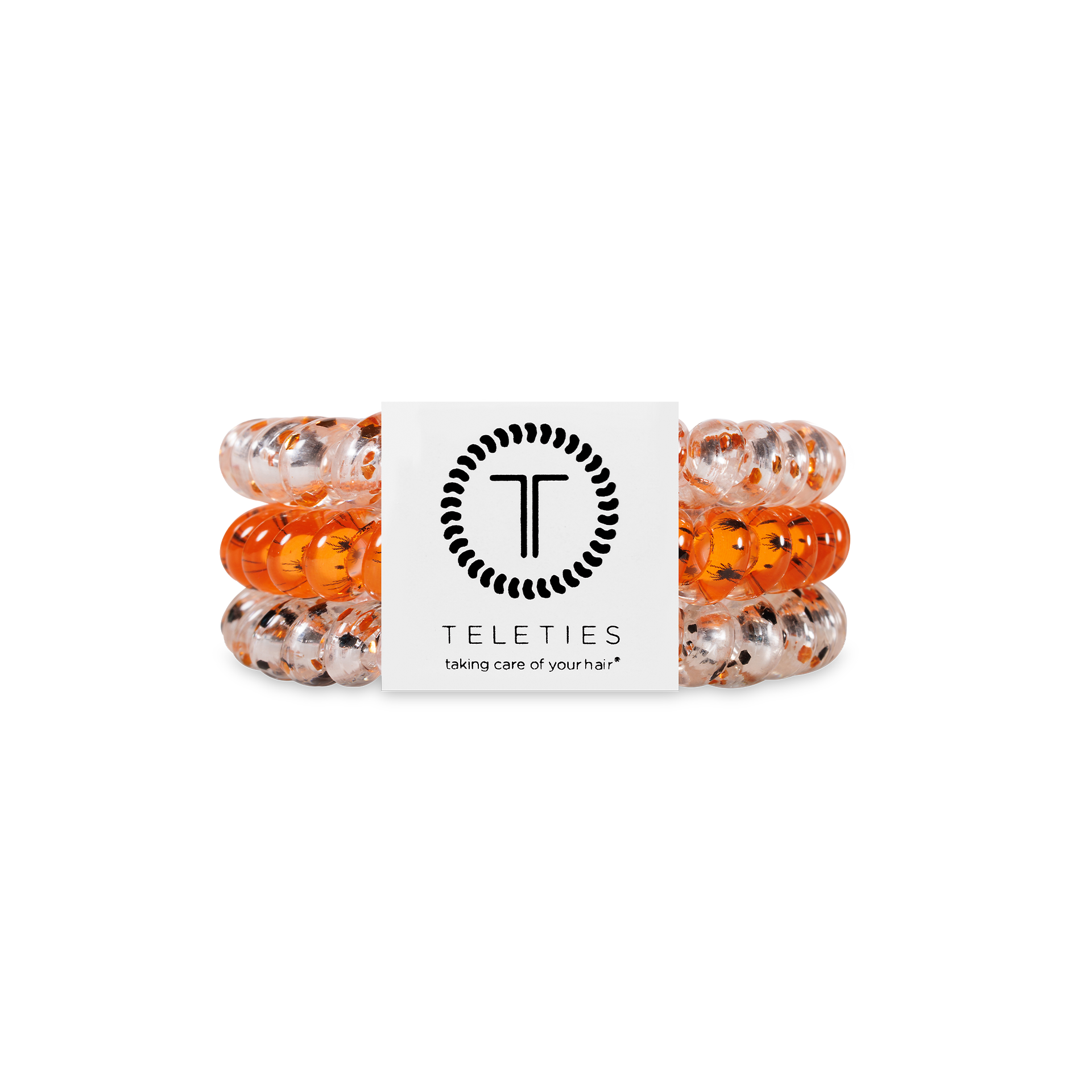Spiral Hair Coils | Small | Spooky Sparkles Hair Ties - Zen&Zip