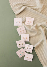 Mini Energy Gem - Amazonite - Gold Earrings - Zen&Zip