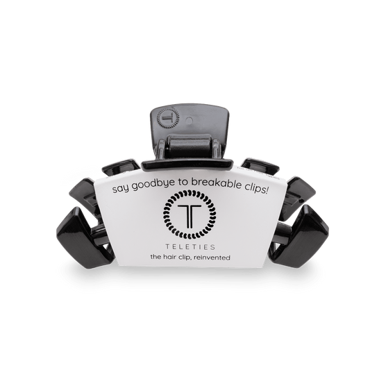 Classic Jet Black Medium Hair Clip - Zen&Zip