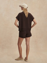 Ritchie Short Sleeve Sweat by Varley | Coffee Bean