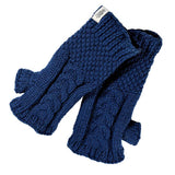 Cable Fingerless Gloves by Nirvanna Designs
