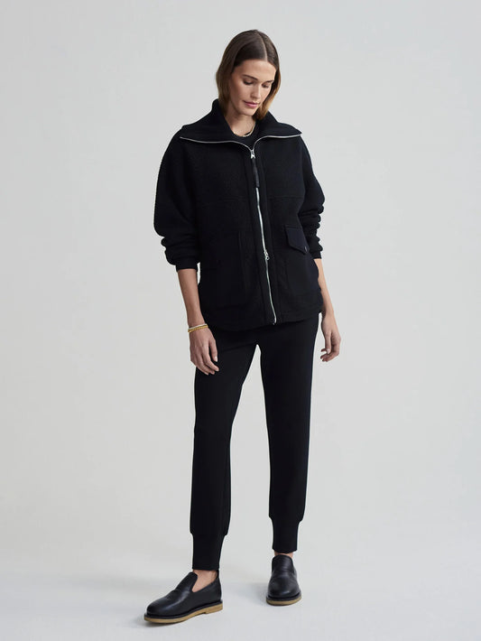 Eleanor Patch Pocket Fleece by Varley | Black
