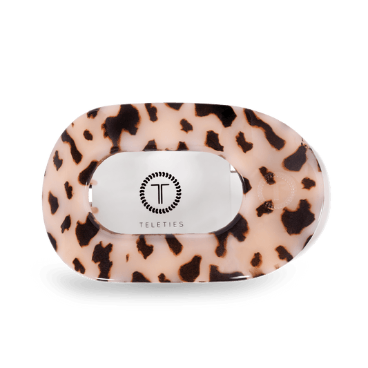 Blonde Tortoise Large Flat Round Clip - Zen&Zip