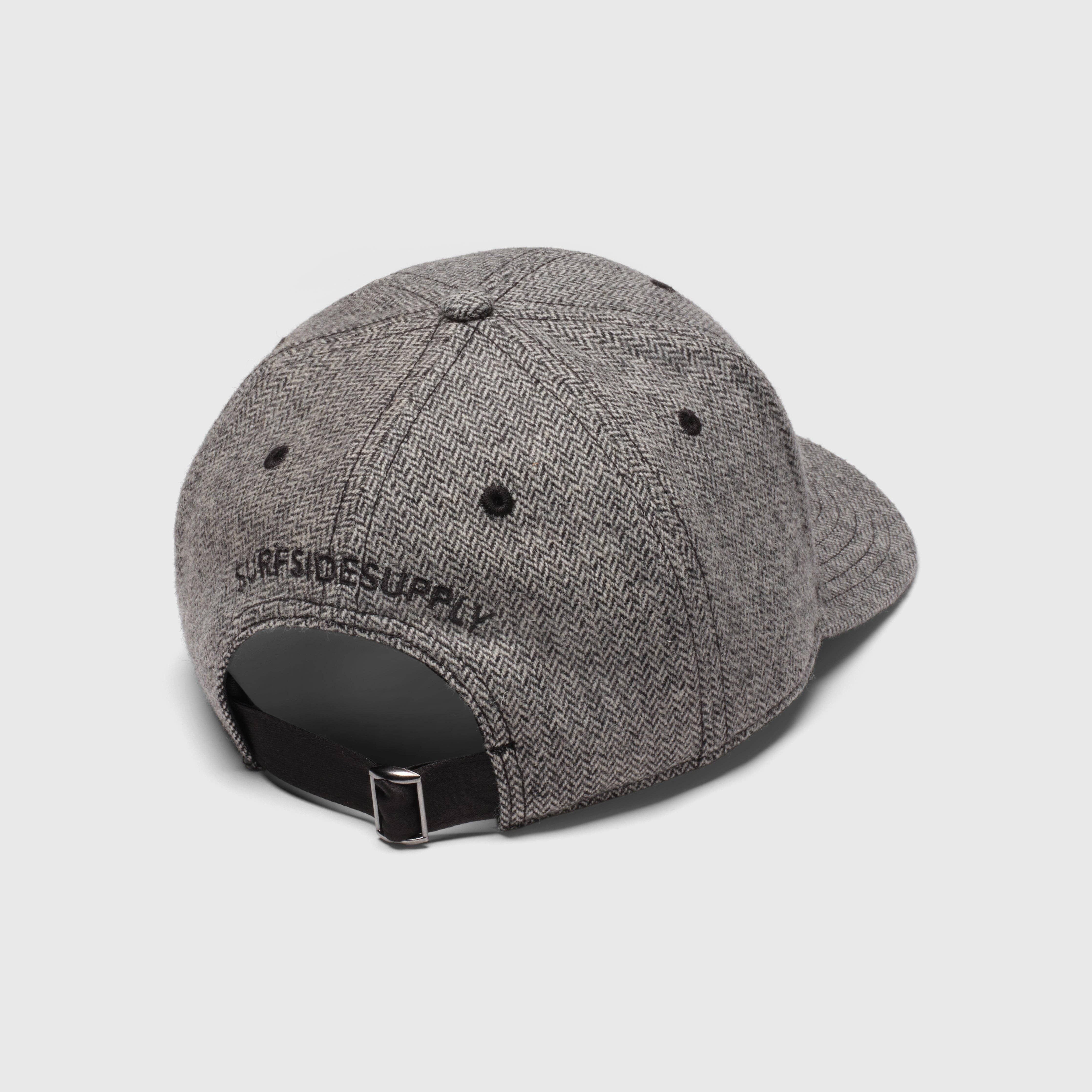 Herringbone Flannel Logo Cap by SurfSideSupply | Charcoal