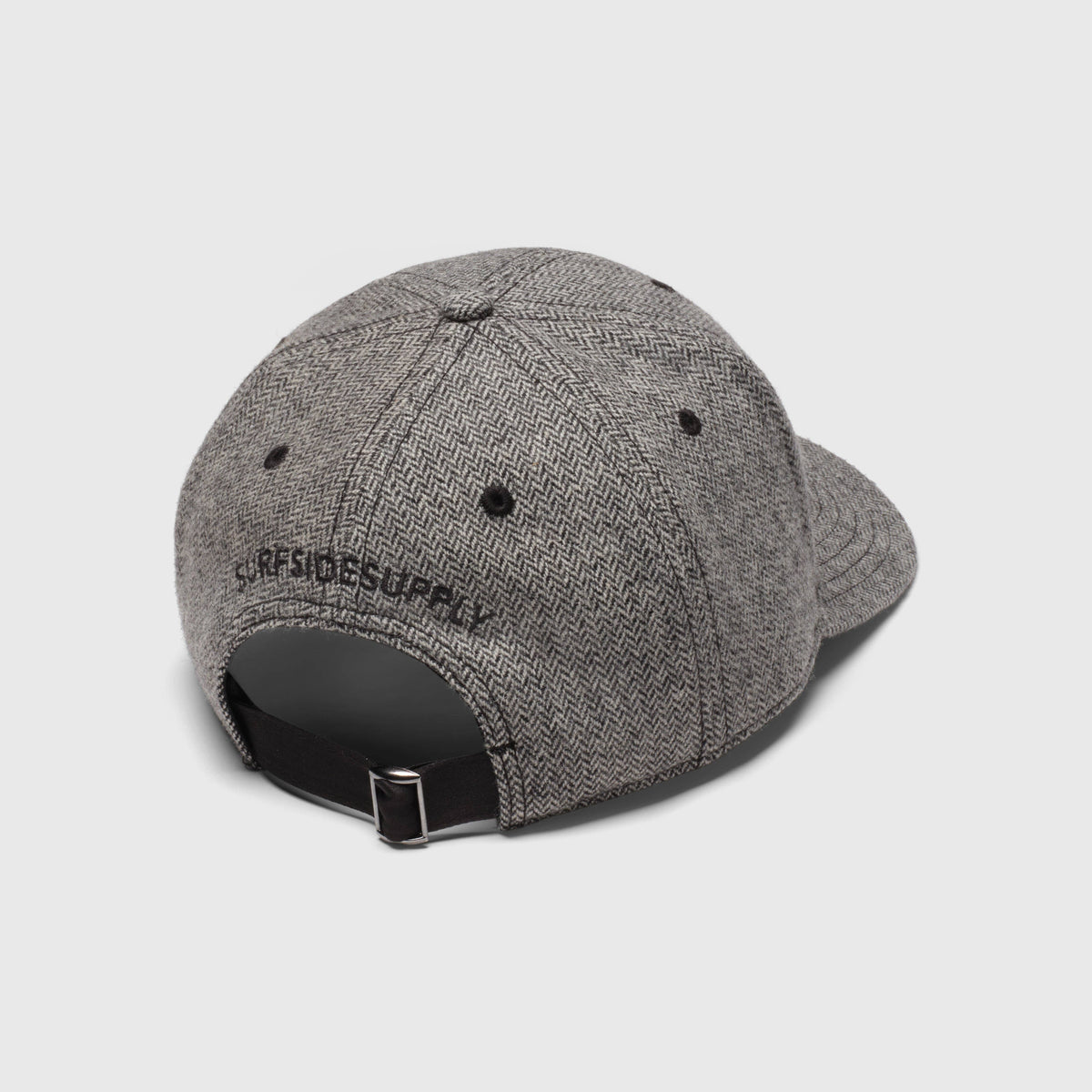 Herringbone Flannel Logo Cap by SurfSideSupply | Charcoal