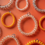 Spiral Hair Coils | Small | Spooky Sparkles Hair Ties - Zen&Zip