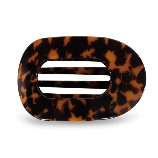Tortoise Large Flat Round Clip - Zen&Zip
