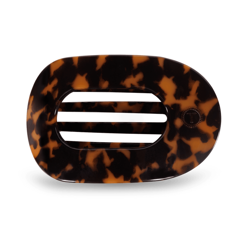Tortoise Large Flat Round Clip