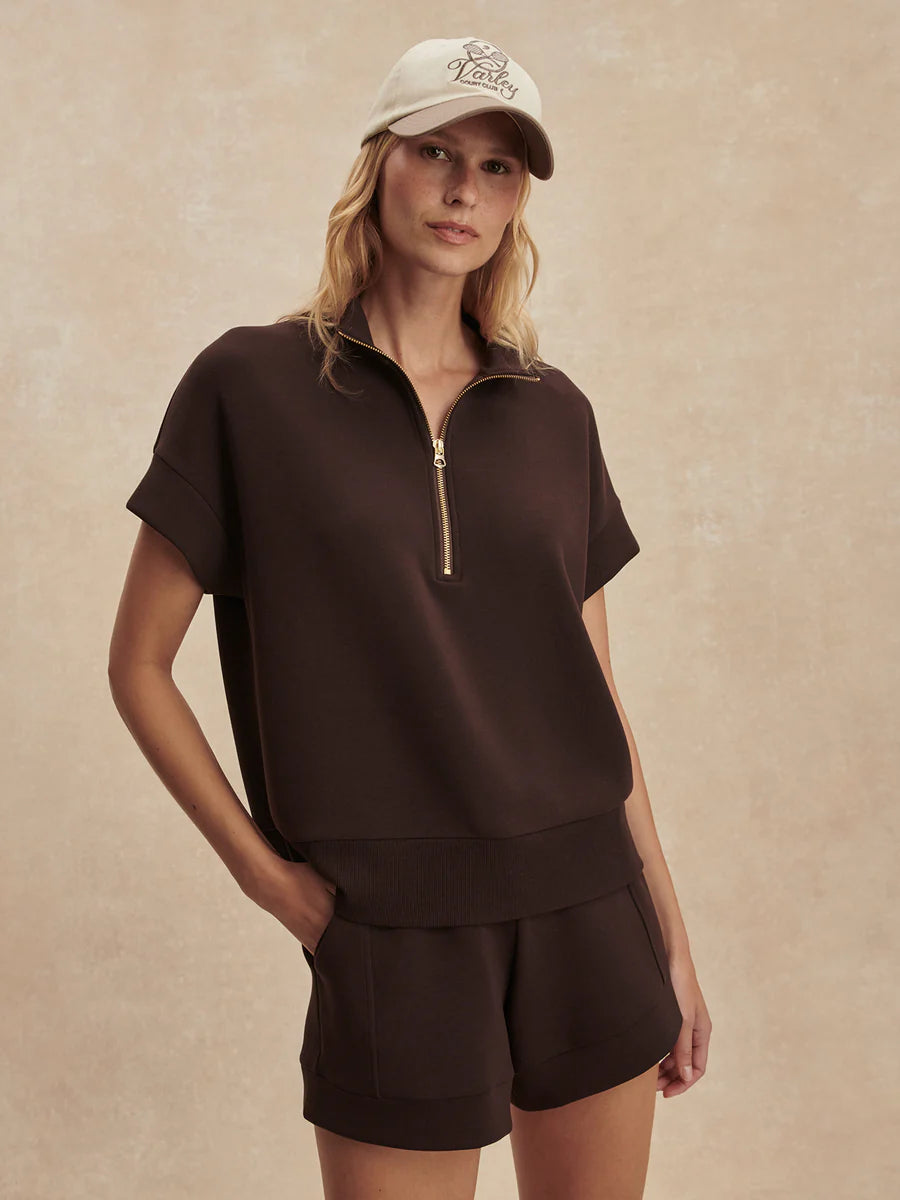 Ritchie Short Sleeve Sweat by Varley | Coffee Bean