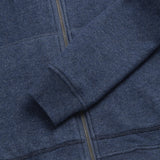 Danny Full-Zip Cashmist Fleece Hoodie by SurfSideSupply | Navy Heather