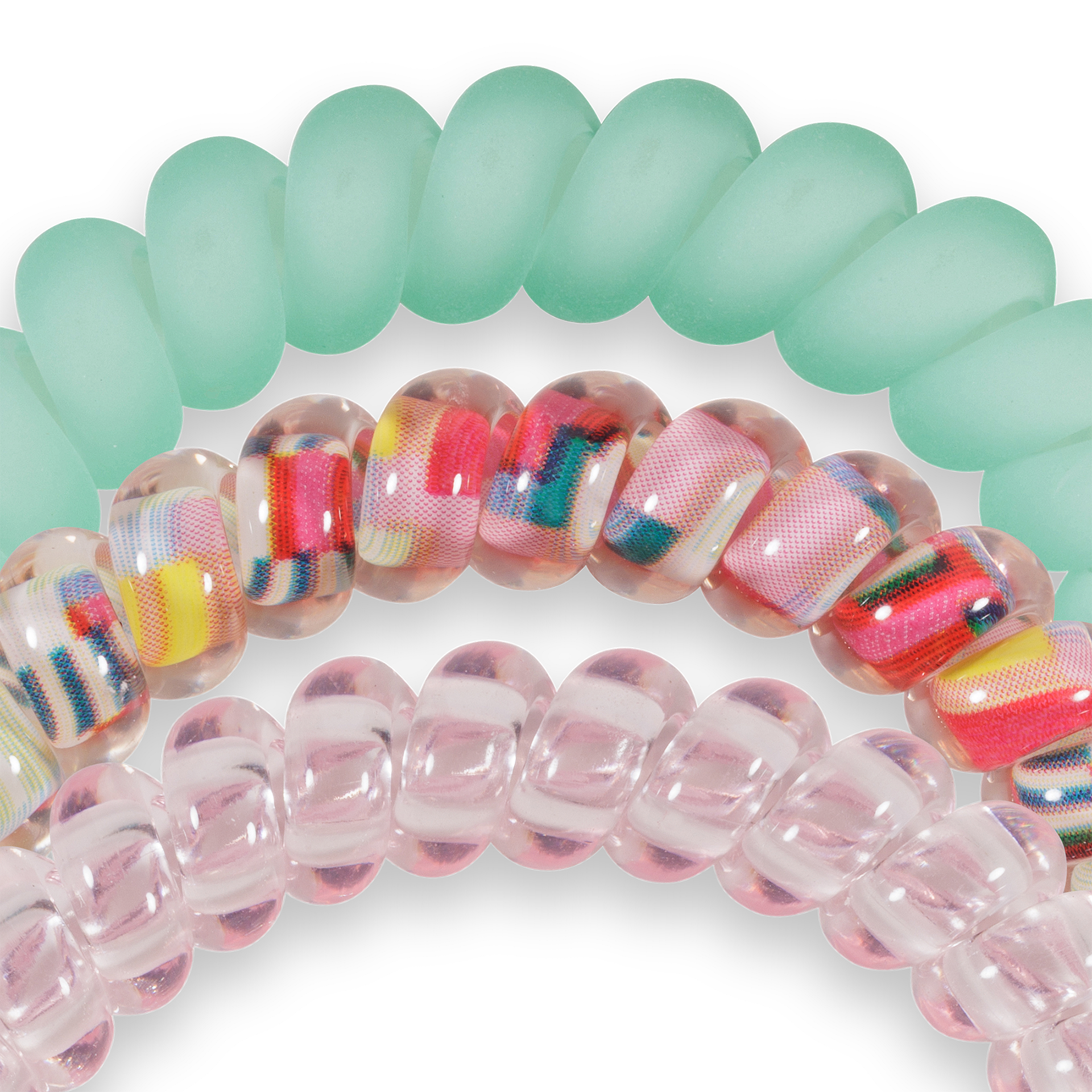 Spiral Hair Coils | Small | Spring Splash - Zen&Zip