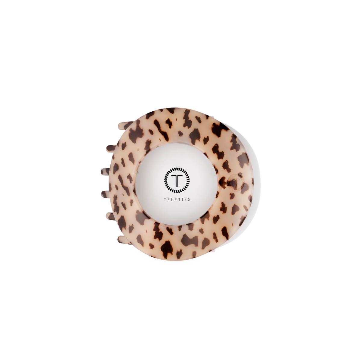 Blonde Tortoise Medium Flat Circle Hair Clip
