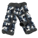 Flower Crochet Fingerless Gloves by Nirvanna Designs