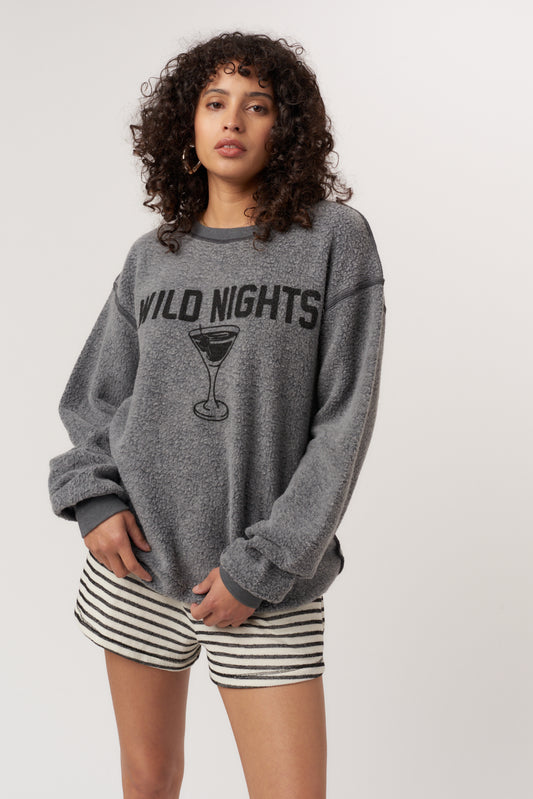 Lazy Days/Wild Nights Reversible Shirt by Project Social T | Black Pearl