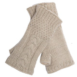 Cable Fingerless Gloves by Nirvanna Designs