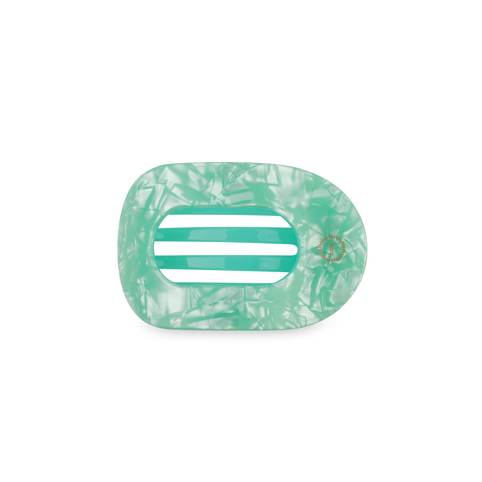 Flat Round Hair Clip | Small | Spring Splash - Zen&Zip