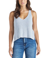 Deirdre Sweater Tank Bleached Indigo