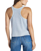 Deirdre Sweater Tank Bleached Indigo