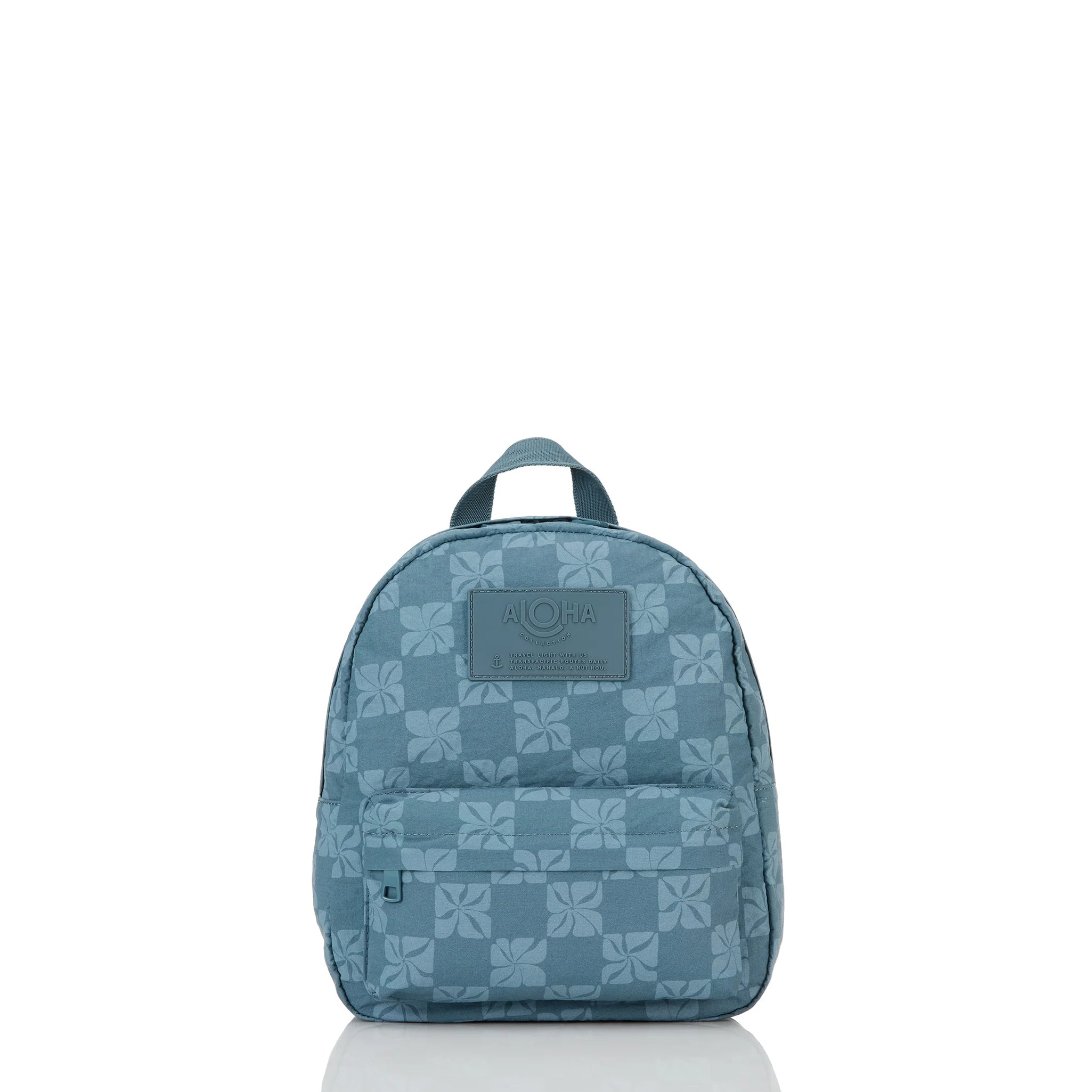 Pua Check Mini Backpack by Aloha Collection | Slate