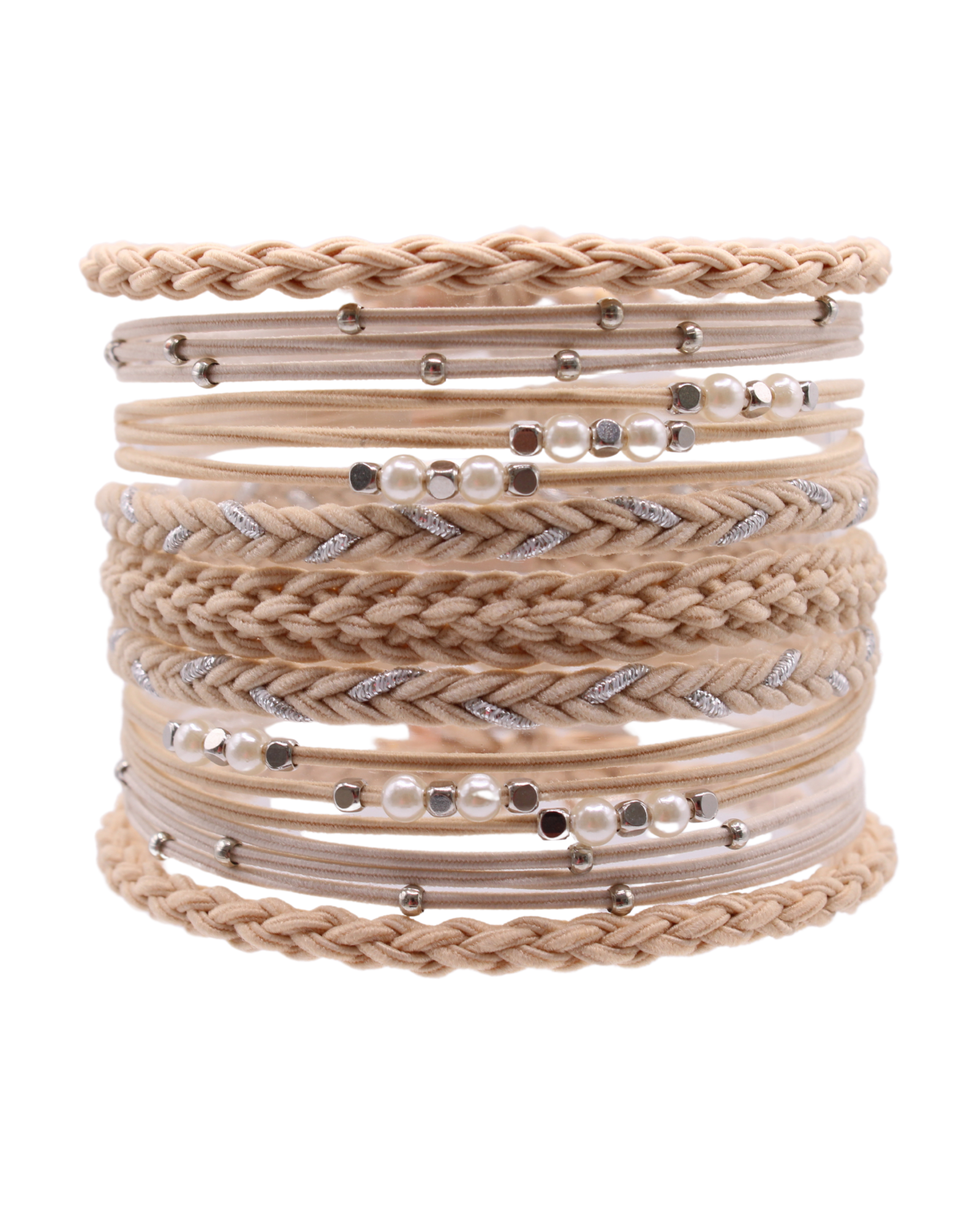 Latte Hair Tie Bracelets