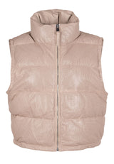 Ellice Perforated Vest Stone