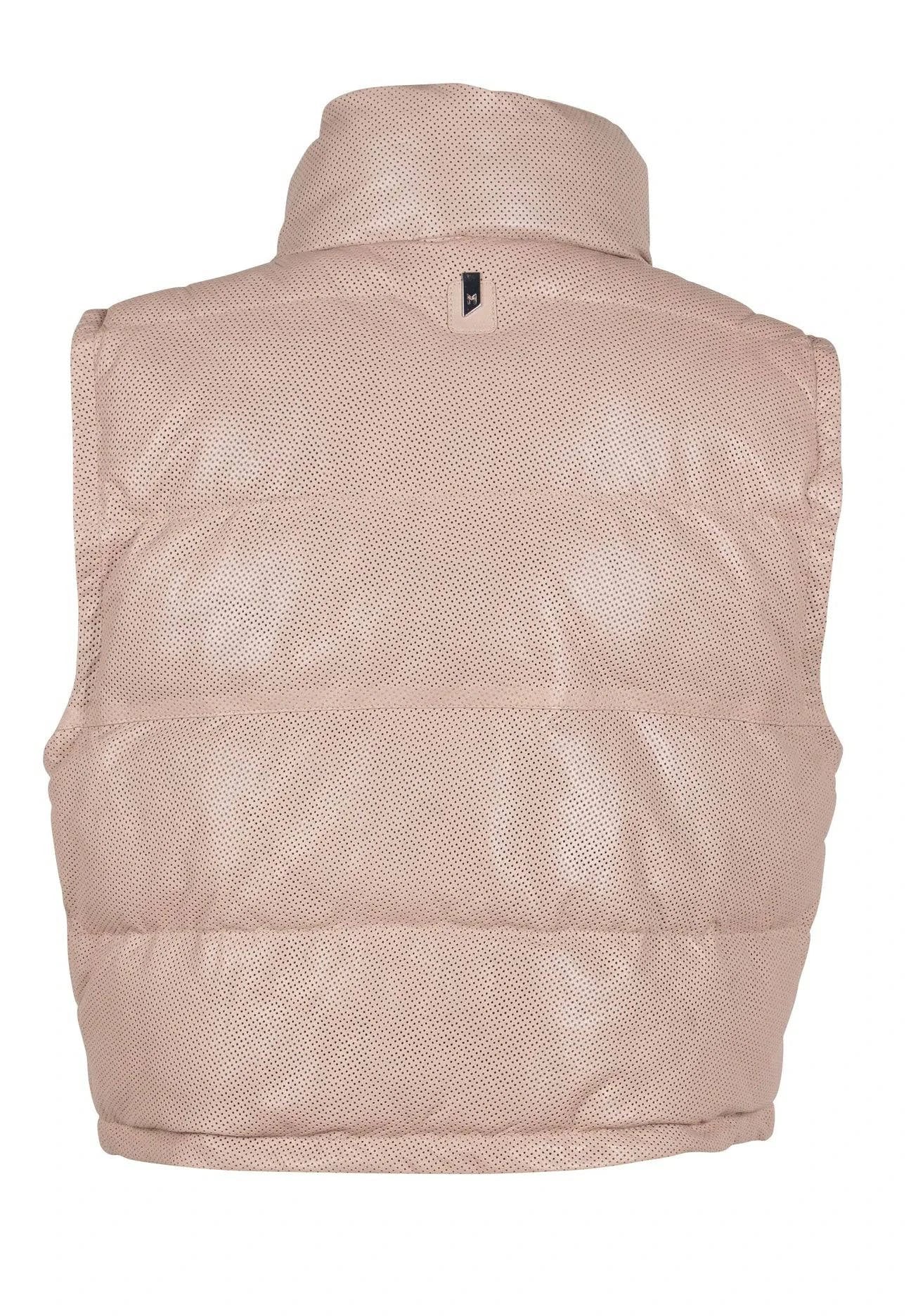 Ellice Perforated Vest Stone