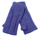 Cable Fingerless Gloves by Nirvanna Designs