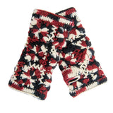 Flower Crochet Fingerless Gloves by Nirvanna Designs
