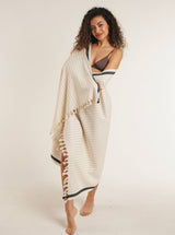Soft Bliss Turkish Towel by Moa | Light Stripes - Zen&Zip