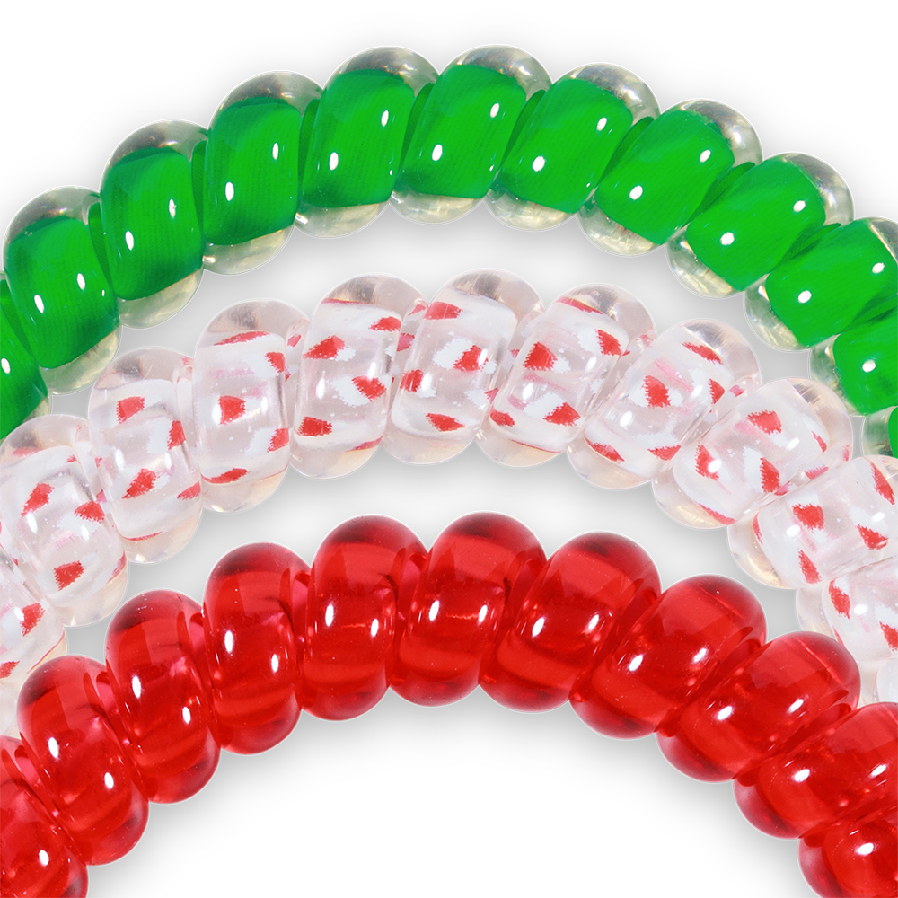 Spiral Hair Coils | Small | Secret Santa Hair Ties - Zen&Zip